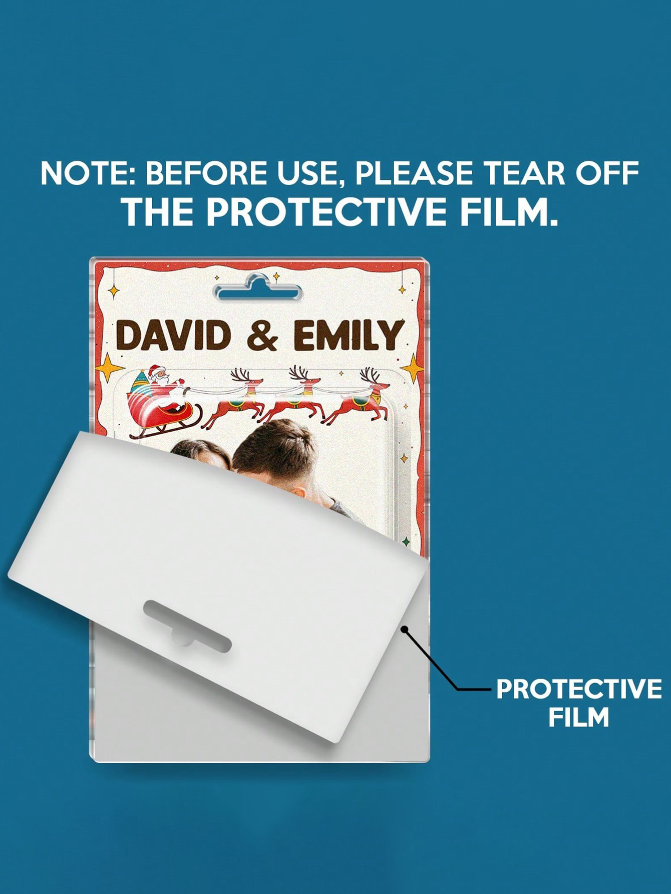 Custom Personalized Acrylic Couple Charms